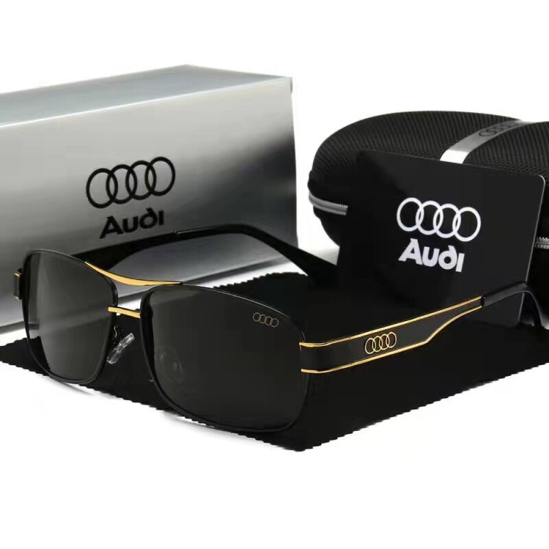Audi Box Sunglasses Fashion Men Polarized Mirror Driver Driving Mirror Men Fishing Glasses Cross-Border New 553 Audi Box Sunglasses Fashion Men Polarized Mirror Driver Driving Mirror Men Fishing Glasses Cross-Border New 553
