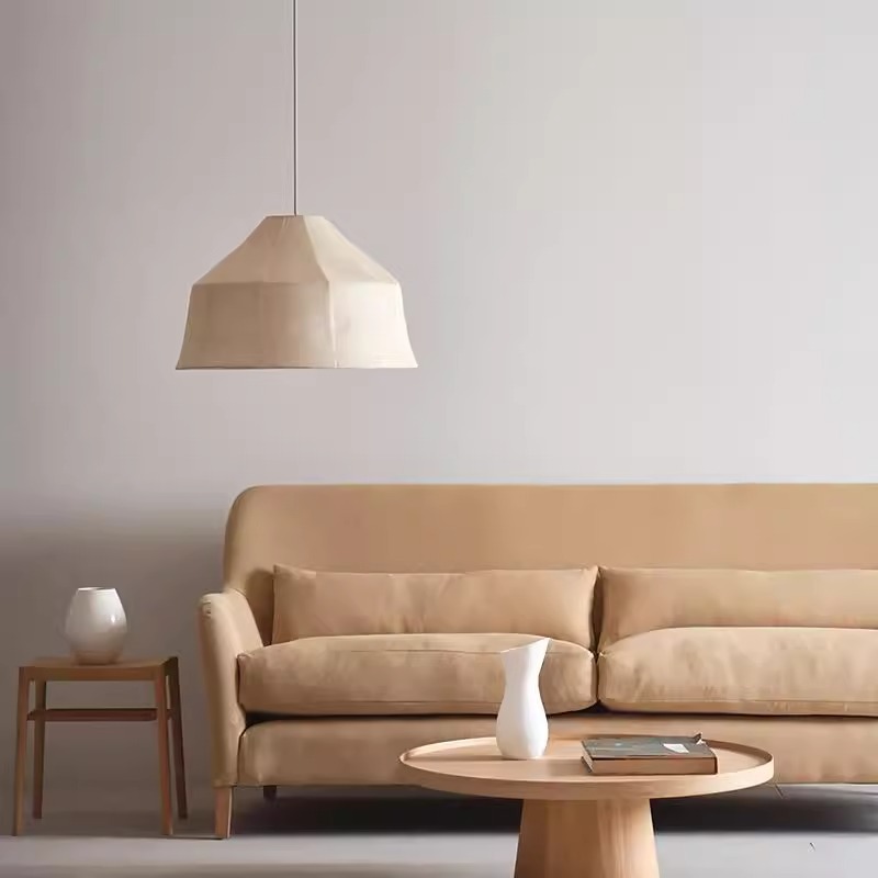 Restaurante de estilo japonés decoración de tela lámpara candelabro tienda de hot pot hotel de estilo retrógrado Zen sala de té lámpara de mesa de comedor