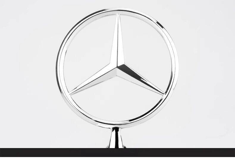 Suitable for Mercedes-Benz engine hood emblems, ECS series, E300L, C180, C200, S350, original factory modification emblem