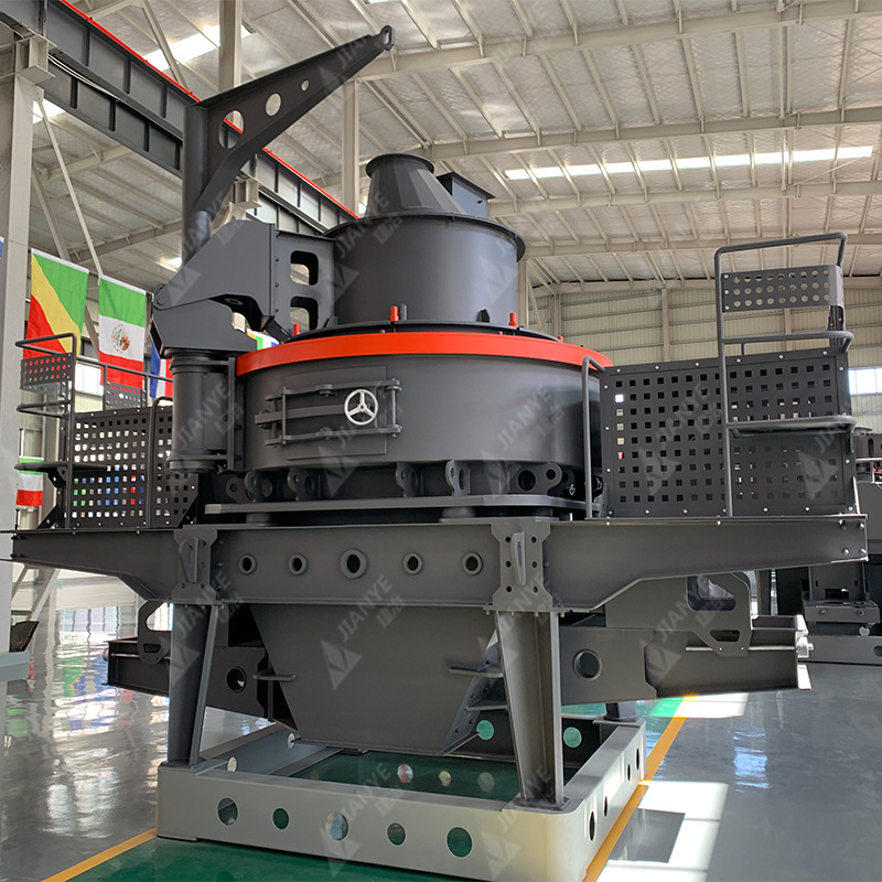 建冶立轴冲击式破碎机砂石骨料鹅卵石电动中碎机 时产300吨制砂机