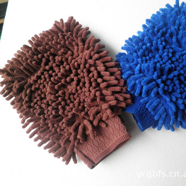 汽车专用清洁手套雪尼尔洗车美容设备工具雪尼尔手套省力