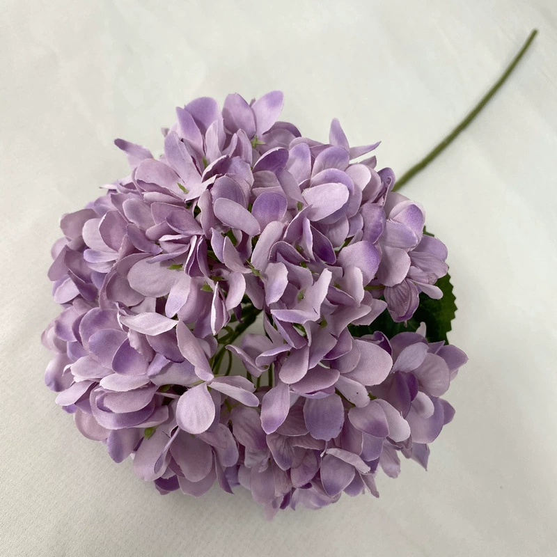 Artificial Hydrangea (Zi Yan) Single Head, Realistic Silk Flower, Multi-Color Options