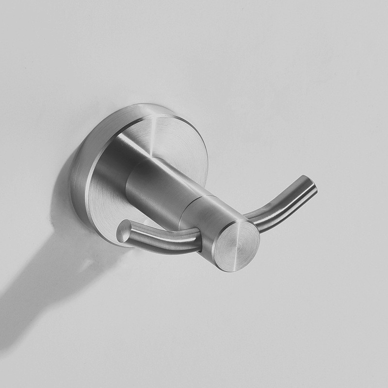 Toallero de acero inoxidable 304, toallero de baño, estante de almacenamiento para baño, barra para toallas montada en la pared sin taladrar, estilo moderno minimalista image 21