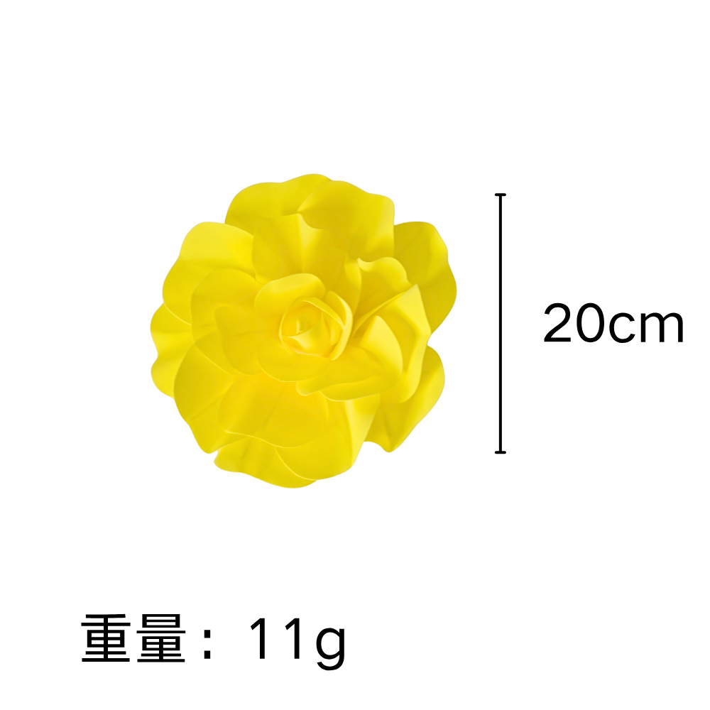 Red de celebridades, rosa amarilla, ratán, pared de flores, simulación, fotografía de fotos de bodas, decoración de fotos, flores de ratán, arte floral al aire libre