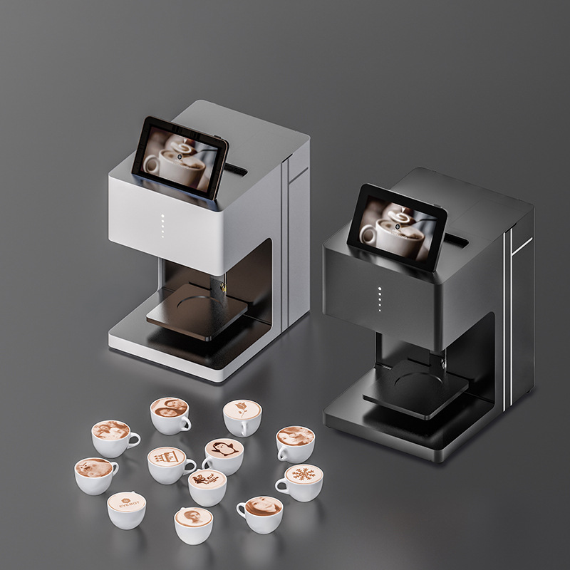 Btb baolutong cafetera máquina de dibujo de café impresión automática de patrones de color polvo de grado alimenticio
