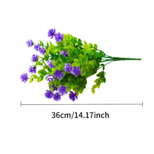 Amazon 7 Fork 35 Head Eucalyptus Rose Artificial Flower Money Leaf Plastic Lotus Wedding Gardening Decoration Fake