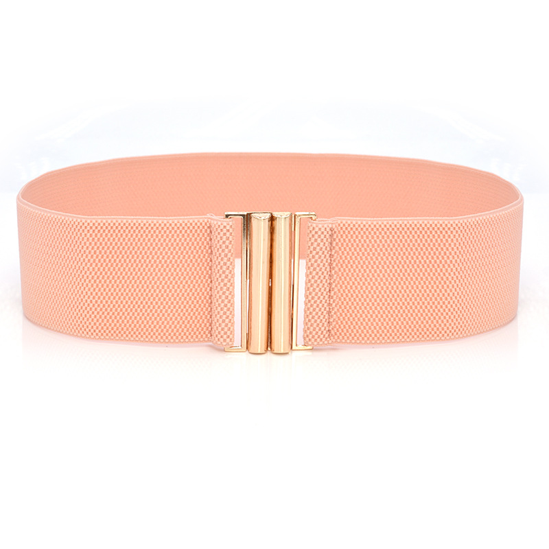 Cuatro Estaciones de las mujeres ocasionales elástico de la cintura sello con vestido de moda cinturón elástico nuevo cinturón decorativo