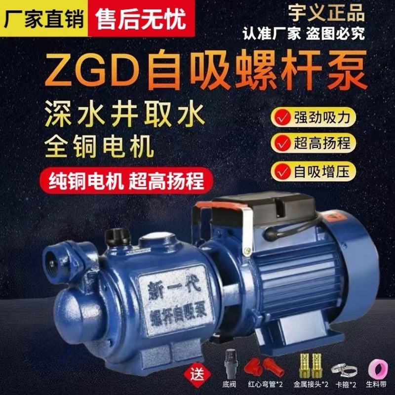 Bomba de succión de tornillo automática doméstica bomba de succión de alta elevación bomba de bombeo de agua del grifo bomba de refuerzo 220V