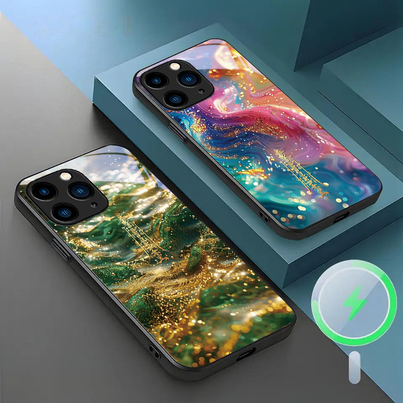 Five Elements Talisman Suitable for Apple 16 Pro Max Phone Case 15 Gold-Plated 14 Fortune-Attracting 13 New Chinese Style 12 Magnetic 11 National Style
