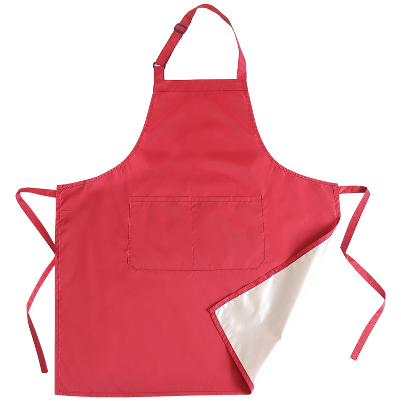 Nuevo delantal impermeable transfronterizo logotipo personalizado ajustable cocina doméstica lavaplatos panadería delantal de ropa de trabajo