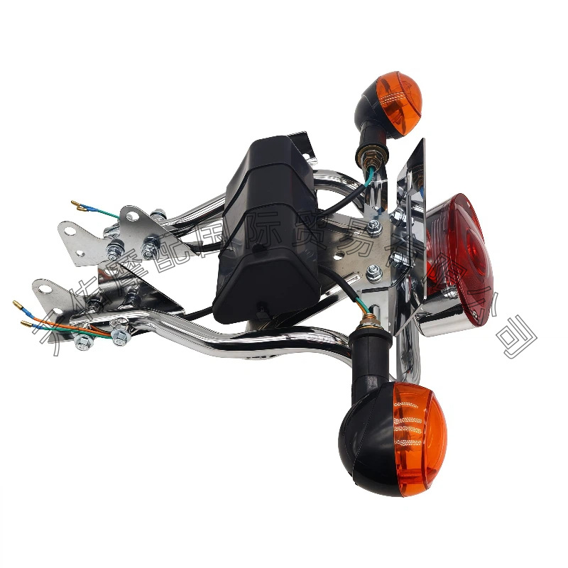 Motorcycle electroplated modified rear luggage rack armrest assembly is suitable for monkeybike, Little Golden Boy, Little Monkey