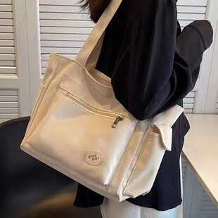 Capacious shoulder bag, shopping bag, universal one-shoulder bag, purse, oxford cloth