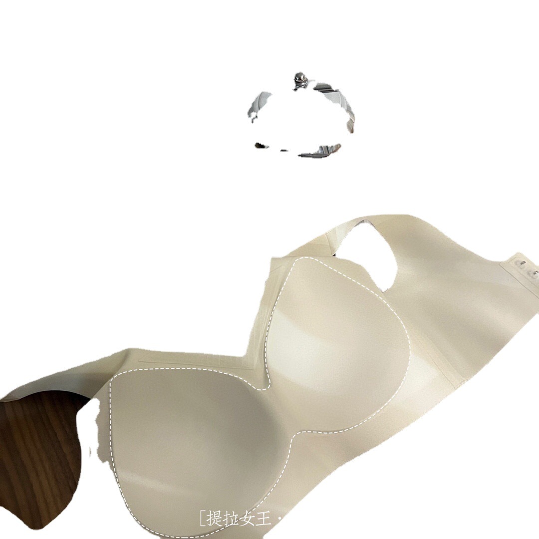 W8040# levantamiento de la reina sin marcas sin anillo de acero para retraer el pecho pequeño mostrando ropa interior grande reunida sostén anti-caída deportivo