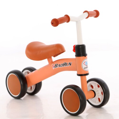 Baby tricycle for 1-2 year old children, anti-O leg, without footrest, push toy for indoor walking and learning to walk