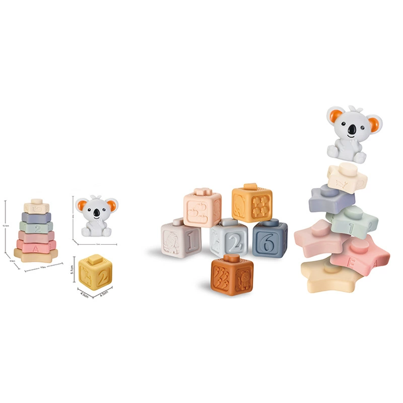 Jenga из мягкой резины, игрушка, цифровой конструктор, набор, (跨境贸易)