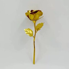 メーカー金箔花トランペット18cm幻彩バラチョコレート石鹸花ギフトボックス装飾ガラスカバー部品