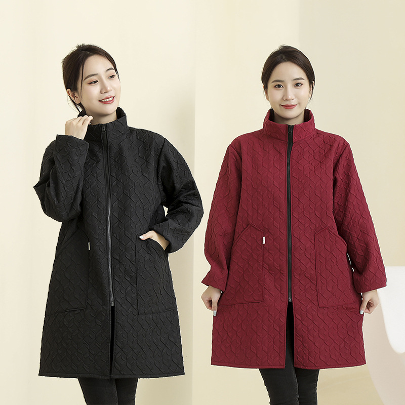 Tablier texturé double épaisseur à col montant imperméable pour cuisine_voghion.com
