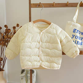 儿童羽绒服婴儿男女童冬装代发2025新款上衣宝宝轻薄外套