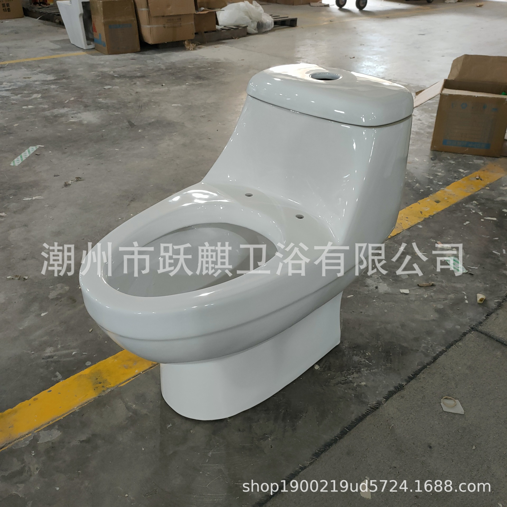 巴西一体陶瓷坐便器 南美虹吸单孔300出水卫生间整体抽水马桶 WC