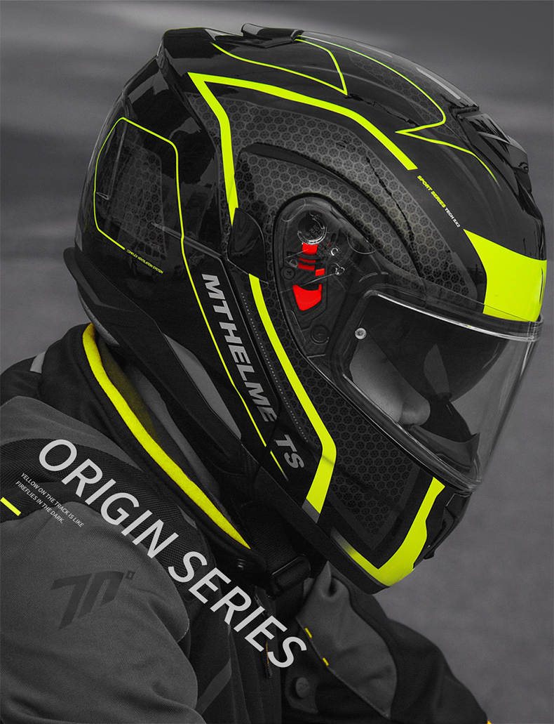 Spanish MT Motorcycle Flip-Up Helmet, Dual Lens, Summer