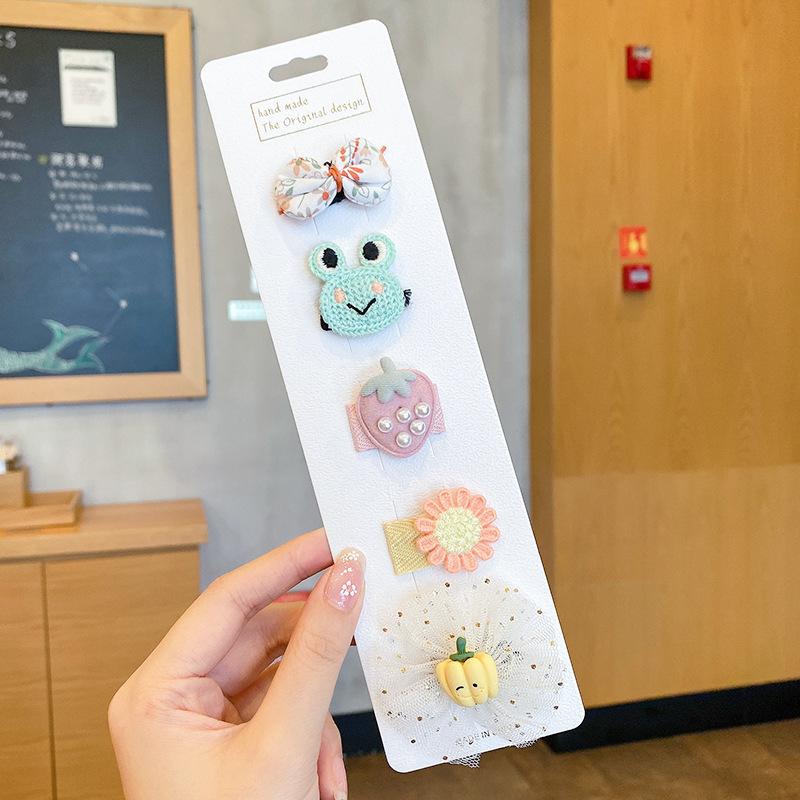 Horquilla para bebés, bolsa de tela completa, clip para cabello para bebés, no daña el cabello, niños, niñas, horquillas, lindos accesorios para el cabello, sombreros