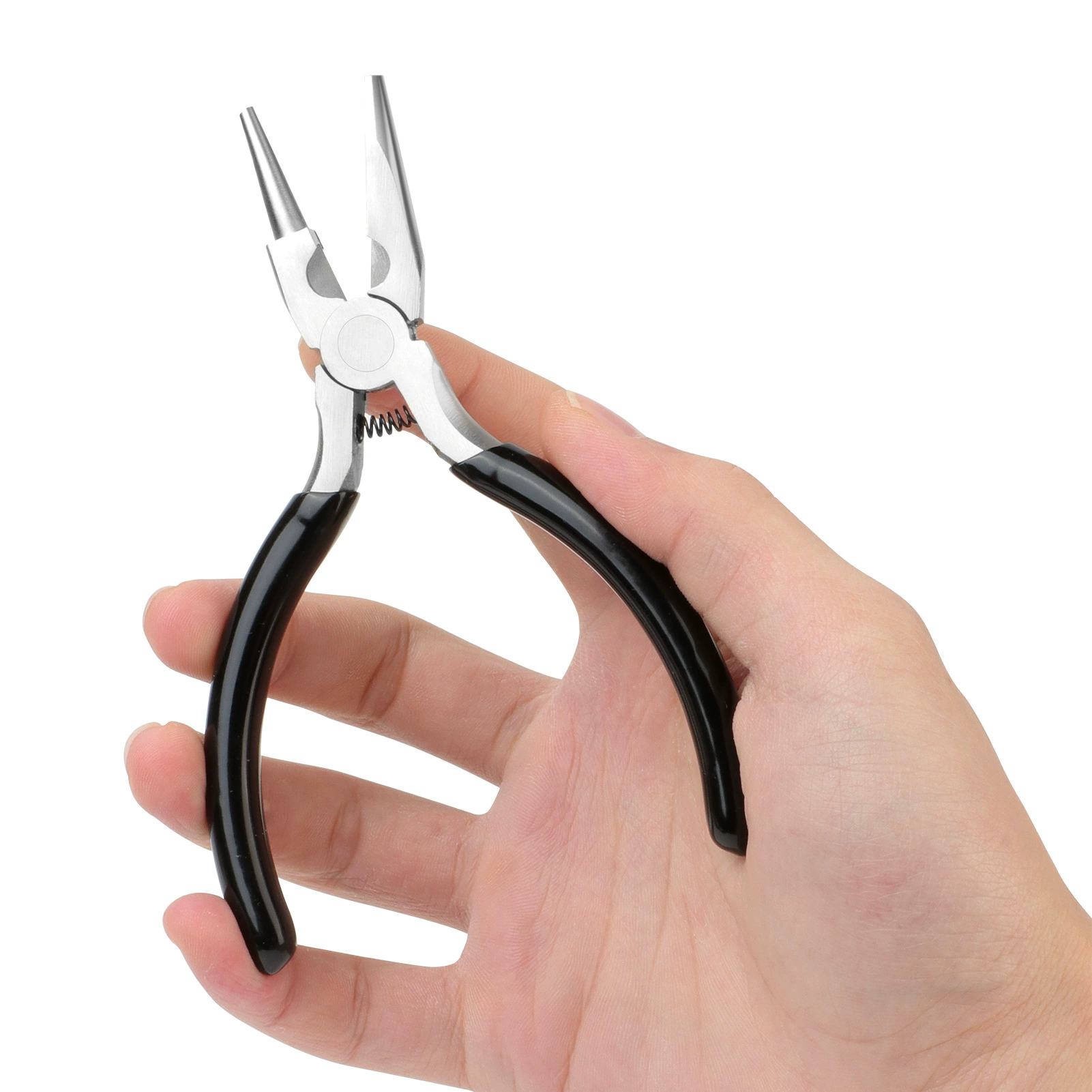 Полукруглый паз полукруглый игольчатый щипцы рулон стальной проволоки ювелирные изделия обмотки ручной работы 14k золото, серебро и медная проволока для моделирования DIY инструменты