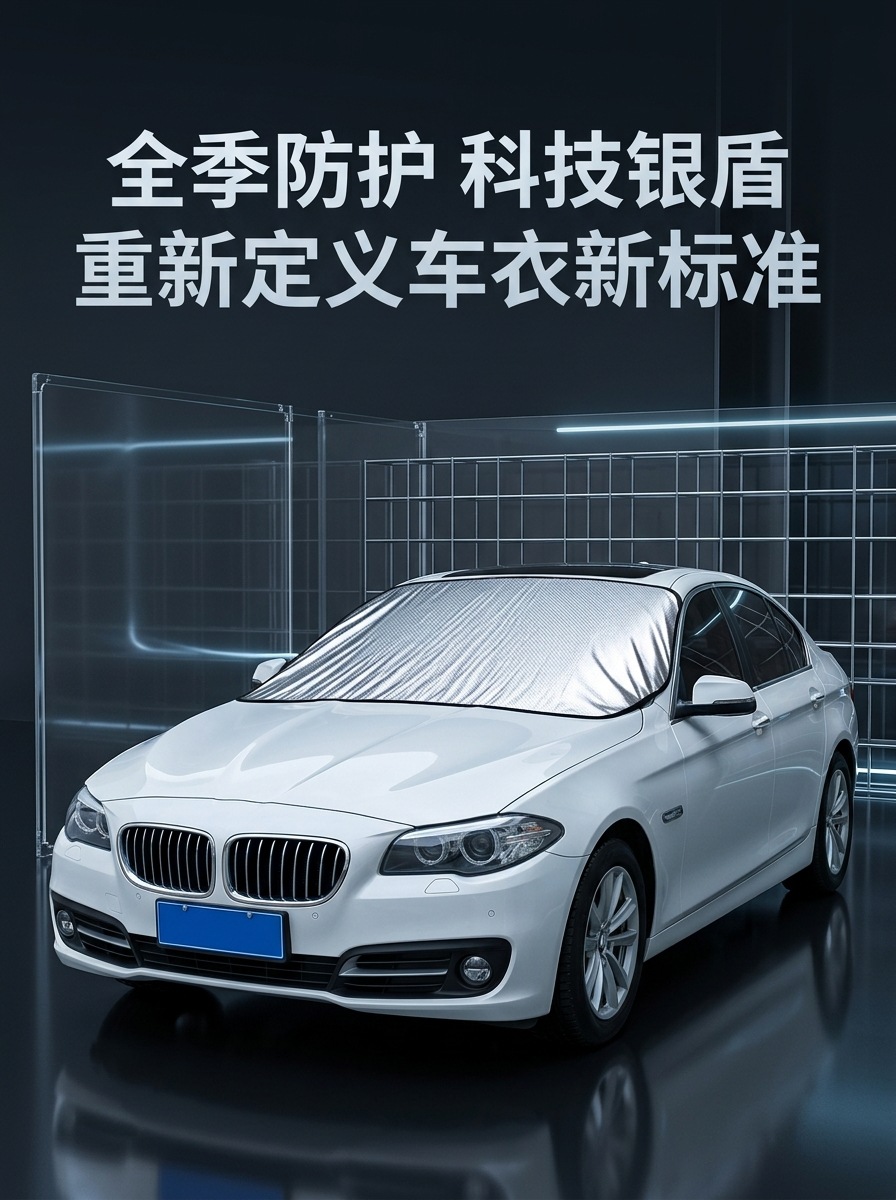 Car snow cover, front windshield frost protection, anti-freeze, heat insulation, sunshade, car window sunshade, car cover for winter