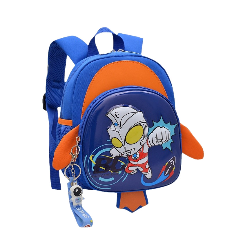 Nuevo jardín de infantes caricatura bebés Ultraman mochila de cáscara dura pequeña mochila de comercio exterior para niños cáscara de huevo mochila pequeña