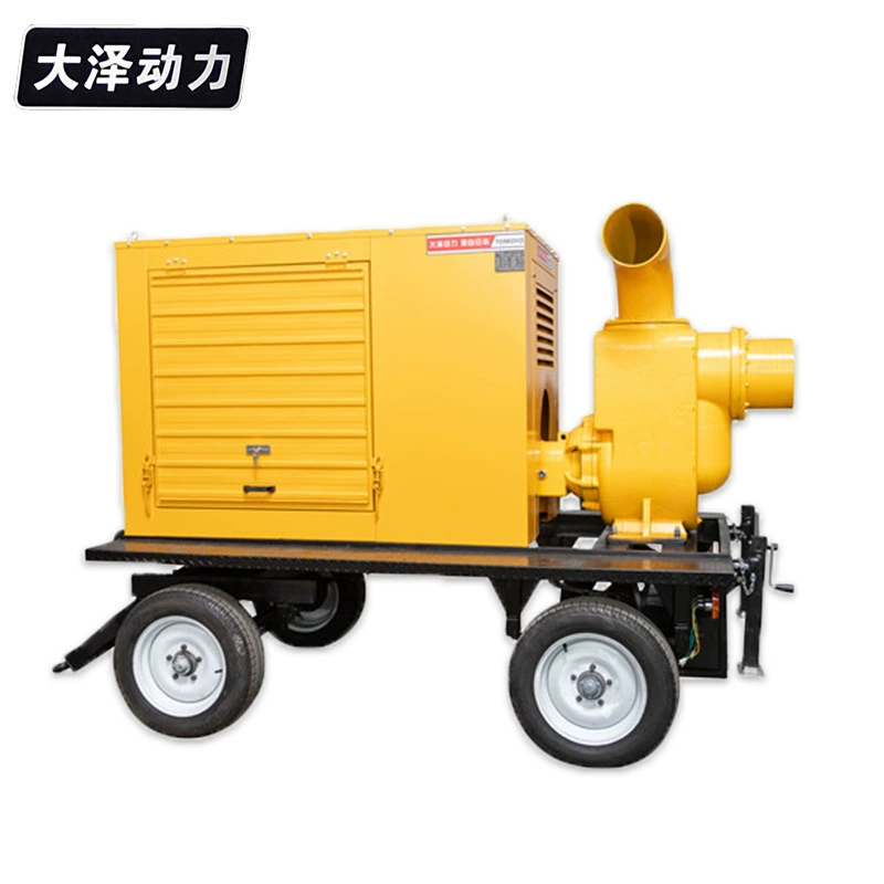 Дизельный водовоз-насос 8001000 куб. см, дренажный насос Daize, высокомощный водоотсос.