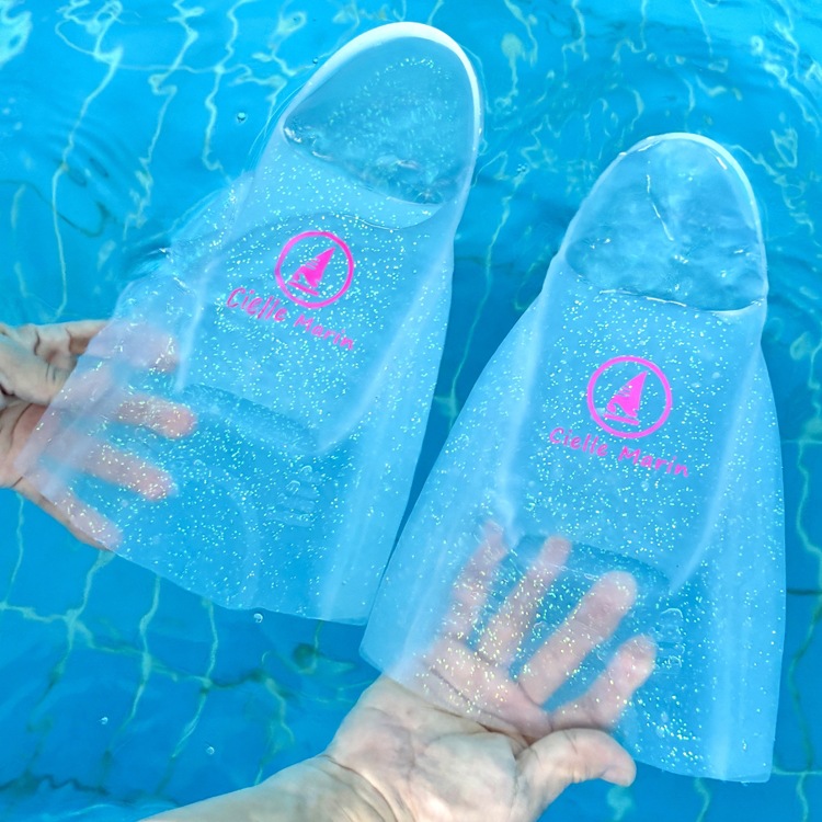 Ciellemarin Ximalin Fins Professional Swimming Silicone Fins Freestyle Fins Kidsren Adult Short Fins