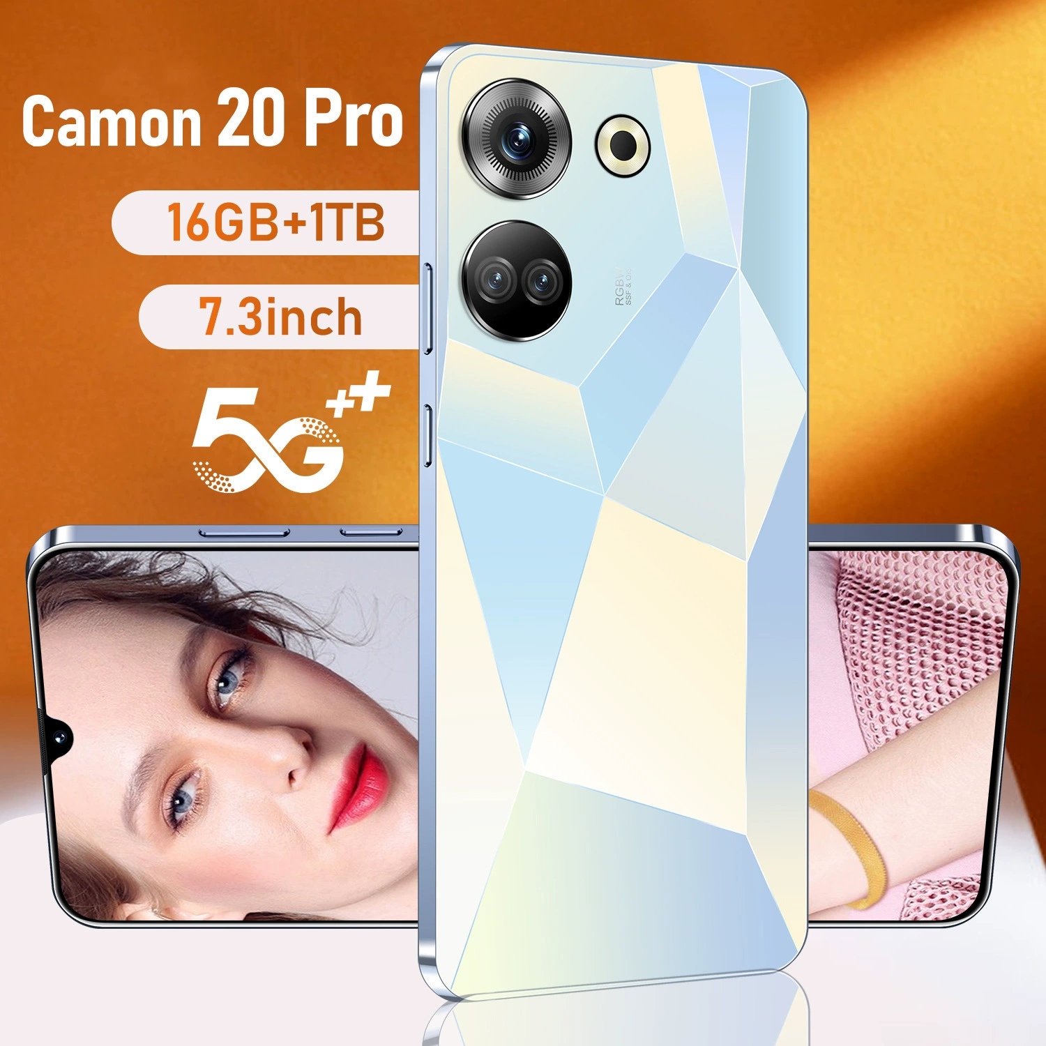 Кроссбордный новый смартфон Camon 20 Pro горячие продажи 16+1Т большая память большой экран мобильный телефон источник производитель