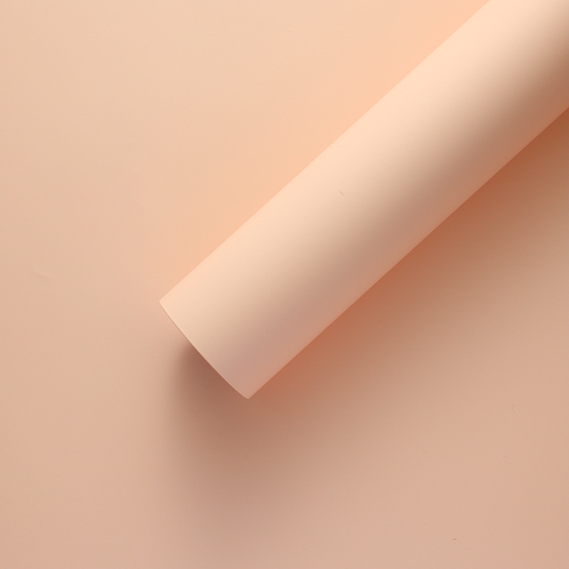 Nuevo paquete de ramo de flores 8.5 seda elegante viento de niebla matte papel de embalaje impermeable espesado papel de color sólido florista