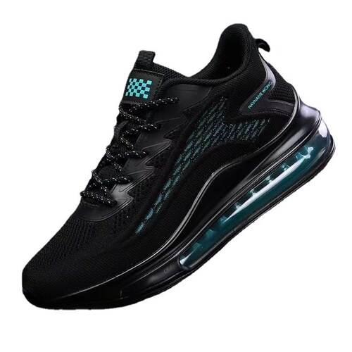 Wholesale New Spring Trend Sneakers Breathable Cool Air Cushion Flyknit Shoes Fashion Comfort Casual Running Shoes