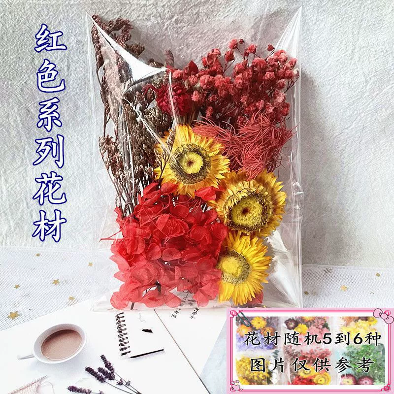 Materials set, postcard flower-shaped, handmade, bouquet, wholesale