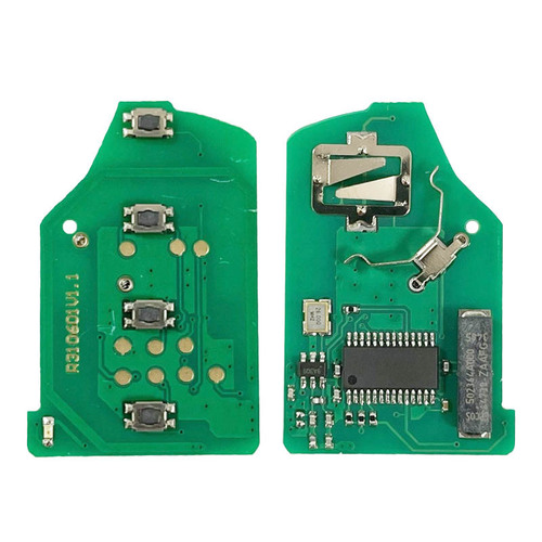 Suitable for Mitsubishi Outlander 2+1-button flat blade key, 315 MHz frequency, 46-chip OUCJ166N/6370B944.