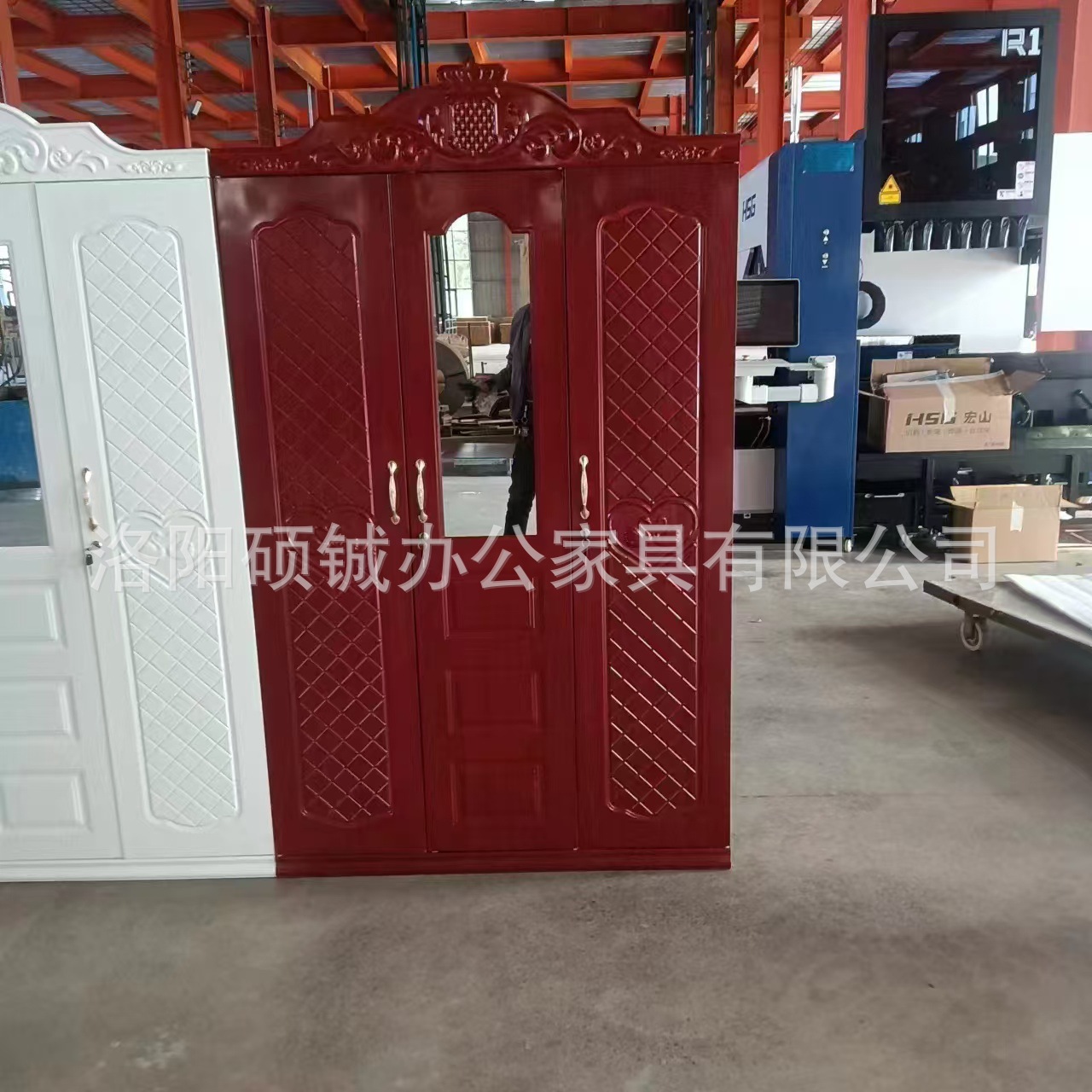 Armario de acero prensado para comercio exterior, armario de acero grabado, armario de hierro, armario para guardar ropa de cama, armario de almacenamiento con diseños impresos, más adecuado para uso doméstico. image 18