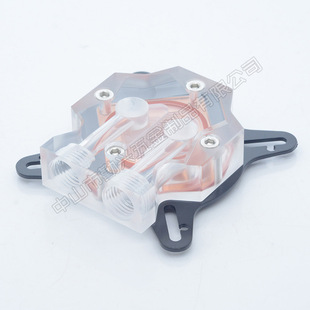 Graphics card core cold head 43-63mm acrylic surface cover brass baseplate computer graphics card cooling cold head