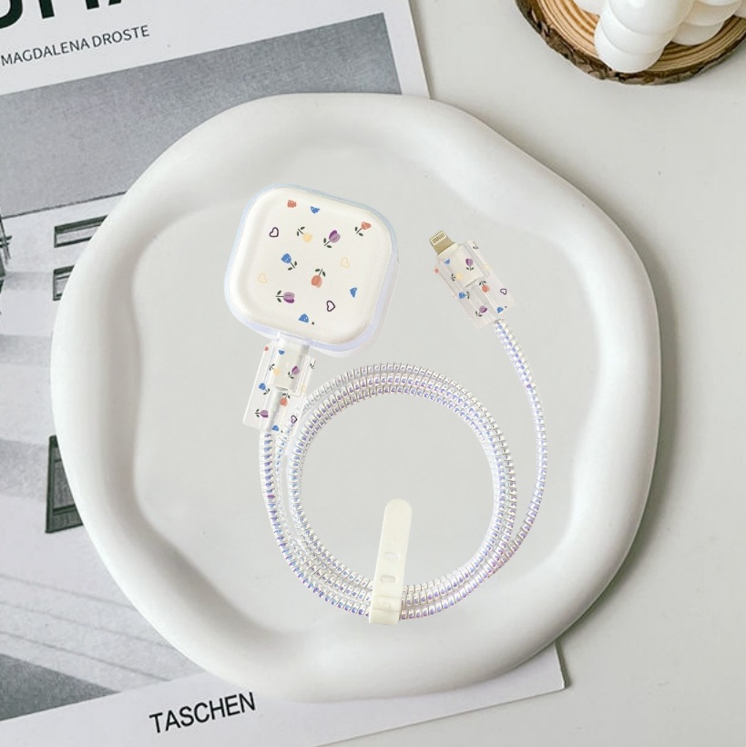 컬러풀한 작은 튤립 [5종세트-큰머리1-작은머리2-보호줄1-끈1]