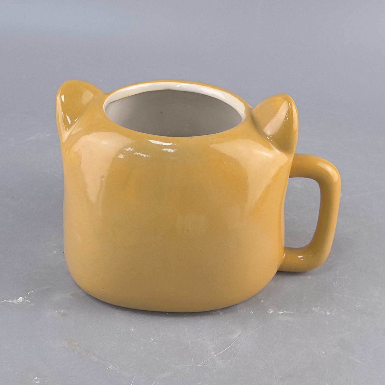 Caricatura extraña taza de cerámica de agua de perro de madera casera taza de leche encantadora pareja marca taza regalo creativo de cumpleaños