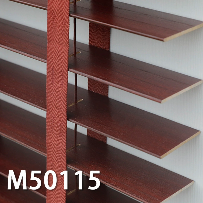 Basswood Solid Wood Blinds (Fugelin) — 5 cm Slats, Custom Width & Height