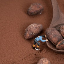 加纳生可可豆烘焙蛋糕0蔗糖cocoa原豆手工巧克力原料批发商用