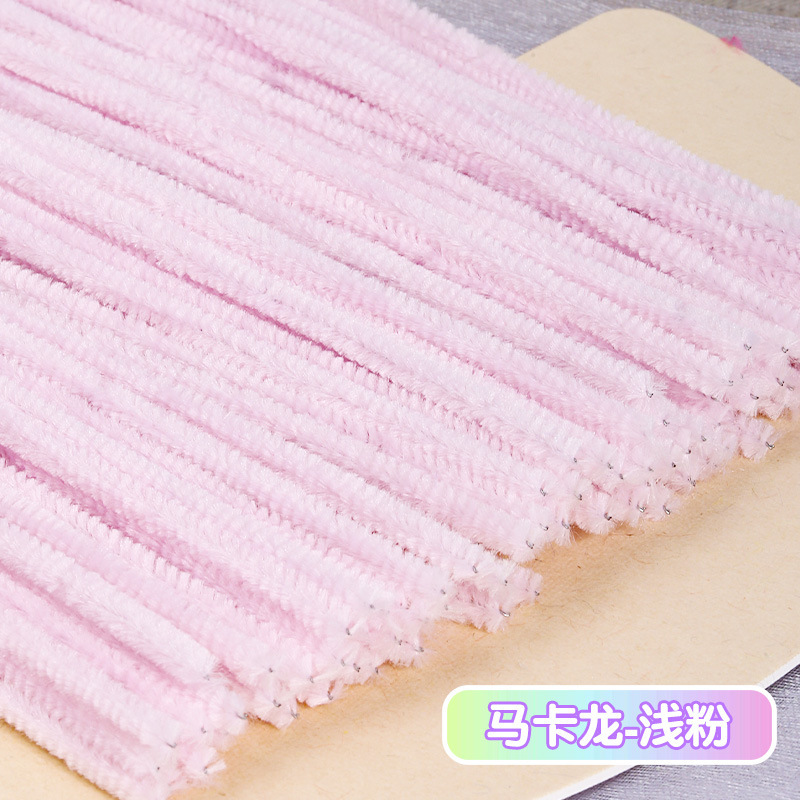 暗号化ねじり棒マカロン系diy花束材料バッグカラー毛根幼稚園児童手作り|undefined