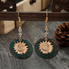 Retro fashionable earrings, suitable for import, boho style