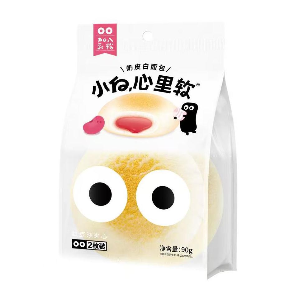 샤오바이 부드러운 밀크 스킨 흰빵 팥맛 90g