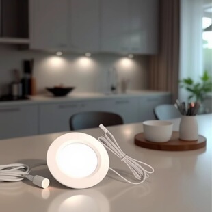 Low Voltage 12V Embedded Touch Switch Three-Color Temperature Dimming Cabinet Light Downlight Wine Cabinet Light Led Rv Light