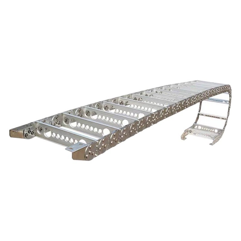 Кабельная резьба Тяговая цепь из нержавеющей стали полностью закрытая станкоинструментальная сталь алюминиевая Тяговая цепь станкостроение оцинкованная стальная Тяговая цепь