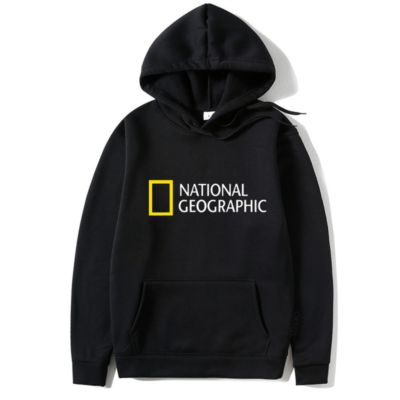 National Geographic Channel National Geographic Hoodie Sports Men's Spring and Autum Fleece Hoodie