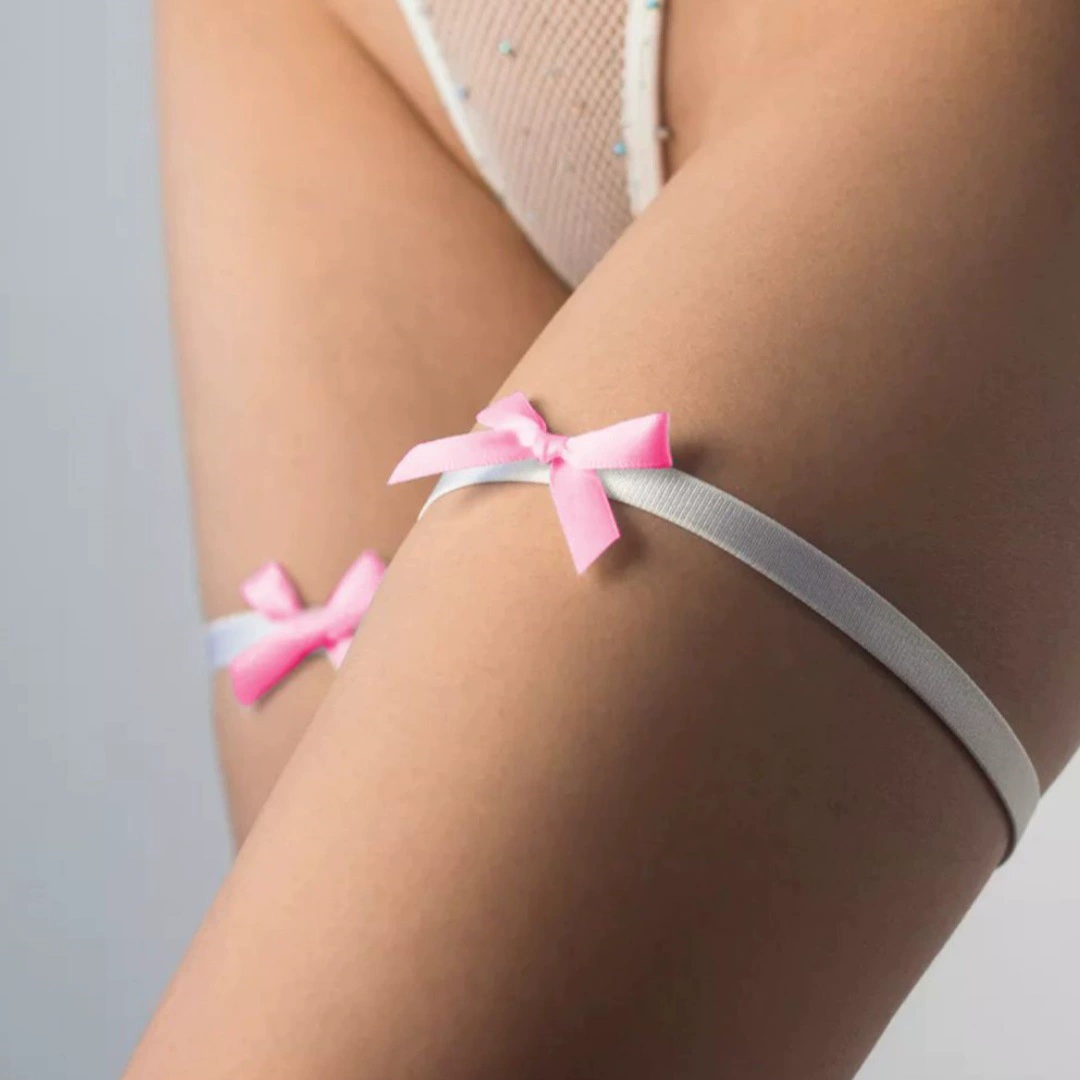 Jewelry, leg strap, elastic sexy accessory with bow
