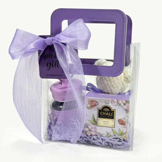Premium Transparent Gift Bag Opening Handbag Wedding Candy Bridesmaid Hand Gift Bag Packaging Birthday Gift Box