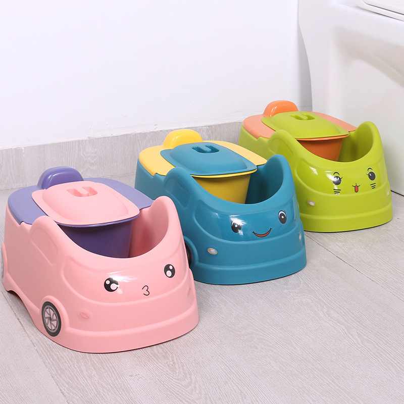 Children's toilet female baby toilet male infant dual-use child car toilet baby 1-3-6 years old urinal